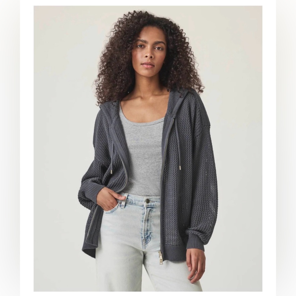 Splendid Nala Zip Up Sweater‎ Hoodie